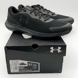 Under Armour UA Surge 3 Men's Running Shoes Size 10.5 Black-Black